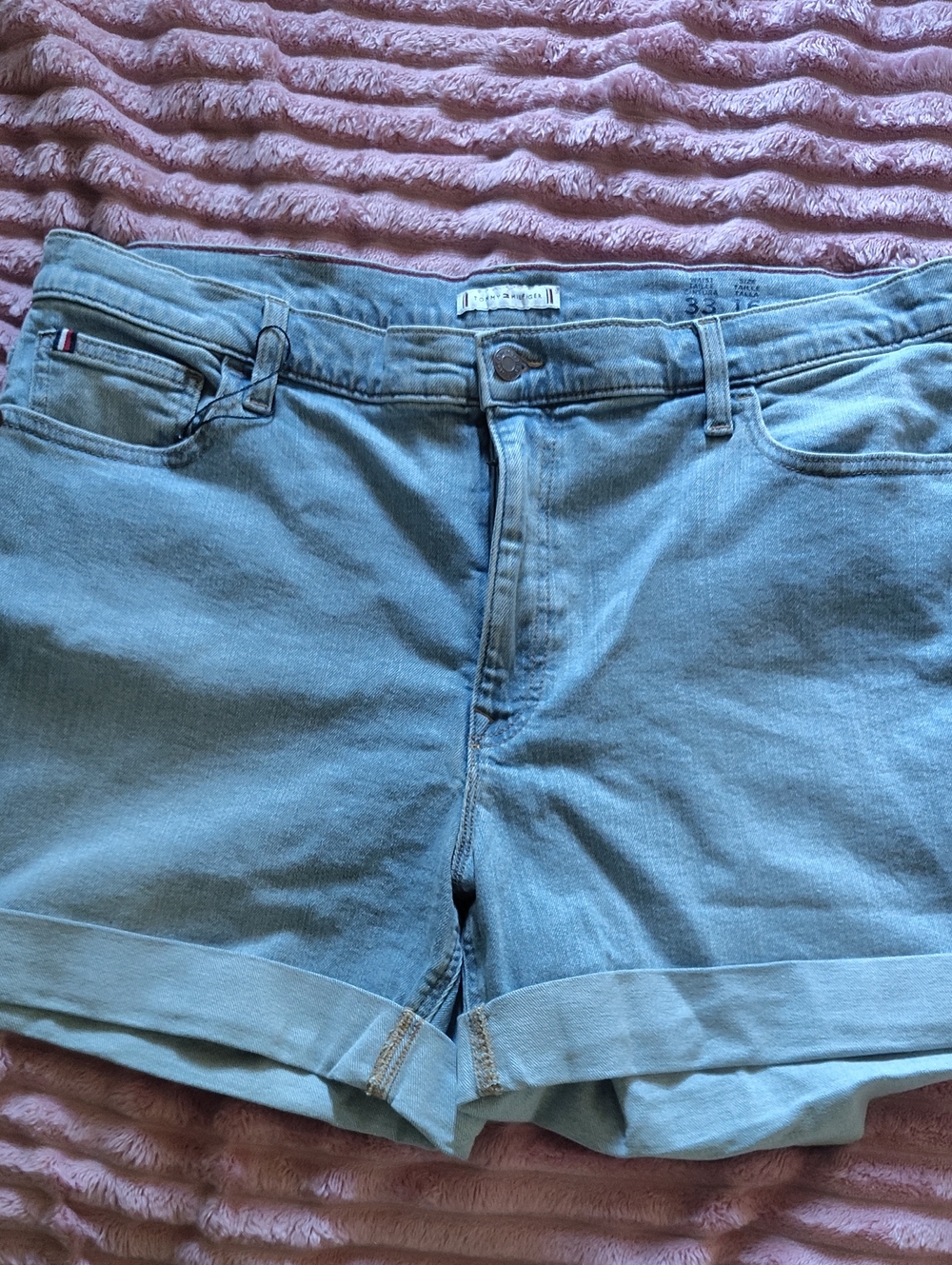 Tommy Hilfiger Light Blue Denim Shorts